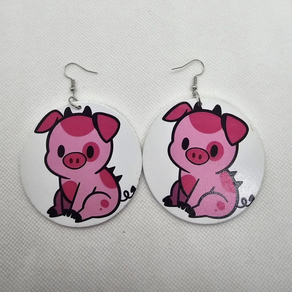 Hazbin Hotel Helluvaboss Earrings! Egg Bois‎ Fat Nuggets Queen Bee Fizz Handmade